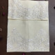 Coppia Asciugamani in Lino con Pizzo Rebrodé – Made in Italy