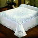 Completo Letto e Tavola in Lino con Ricamo Sfilato Siciliano – Copriletto, Lenzuolo, Tovaglia x12