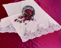 Asciugamani bagno Rebrodè in puro lino 
