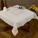 Tovaglietta da thè Sfilato in puro lino 