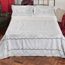 Intaglio Thread Bedcover in Pure Linen