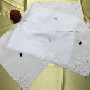 Needle Stitch Doilies in Pure Linen