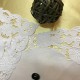 Needle Stitch Doilies in Pure Linen