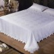 Sicilian Stitch Bedcover in Pure Linen