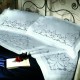 Sicilian Stitch Bedcover in Pure Linen
