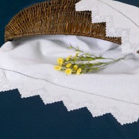 Sicilian Stitch Towel Set in Pure Linen