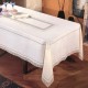 Intaglio Thread Tablecloth in Pure Linen