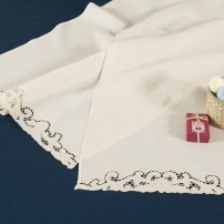 Intaglio Thread Towel Set in Pure Linen