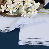 Needle Stitch Towel Set in Pure Linen