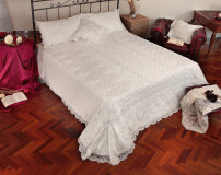 Rebrodè Quilt in Pure Linen