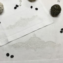 Asciugamani bagno Cantù in puro lino 